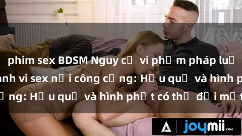 phim sex BDSM Nguy cơ vi phạm pháp luật khi thực hiện hành vi sex nơi công cộng: Hậu quả và hình phạt có thể đối mặt